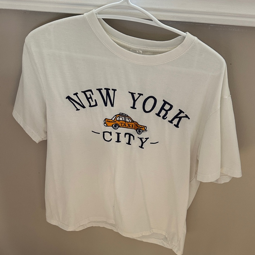Classic White New York City Taxi Tee